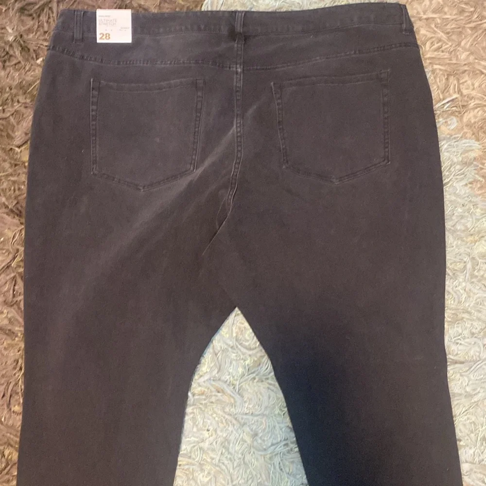 NWT LANE BYRANT ULTIMATE STRETCH ACIID COLOR BLACK JEANS